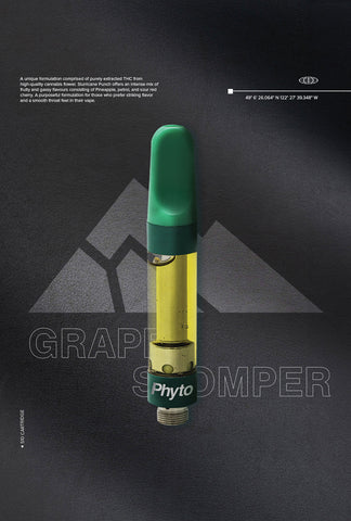 Phyto: Grape Stomper Vape Cart 1g (Hybrid)