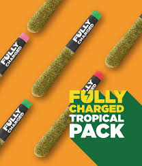 Spinach: Fully Charged Tropical Pack Infused Pre-Rolls 3x0.5g (Hybrid)