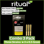 Ritual Sticks: Combo Pack Pre-Rolled 3x0.5g (Hybrid)