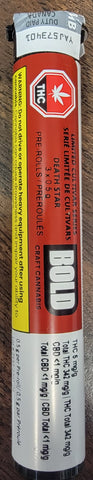 Bold: Death Star Pre Rolled Joints 3x0.5g (Indica)